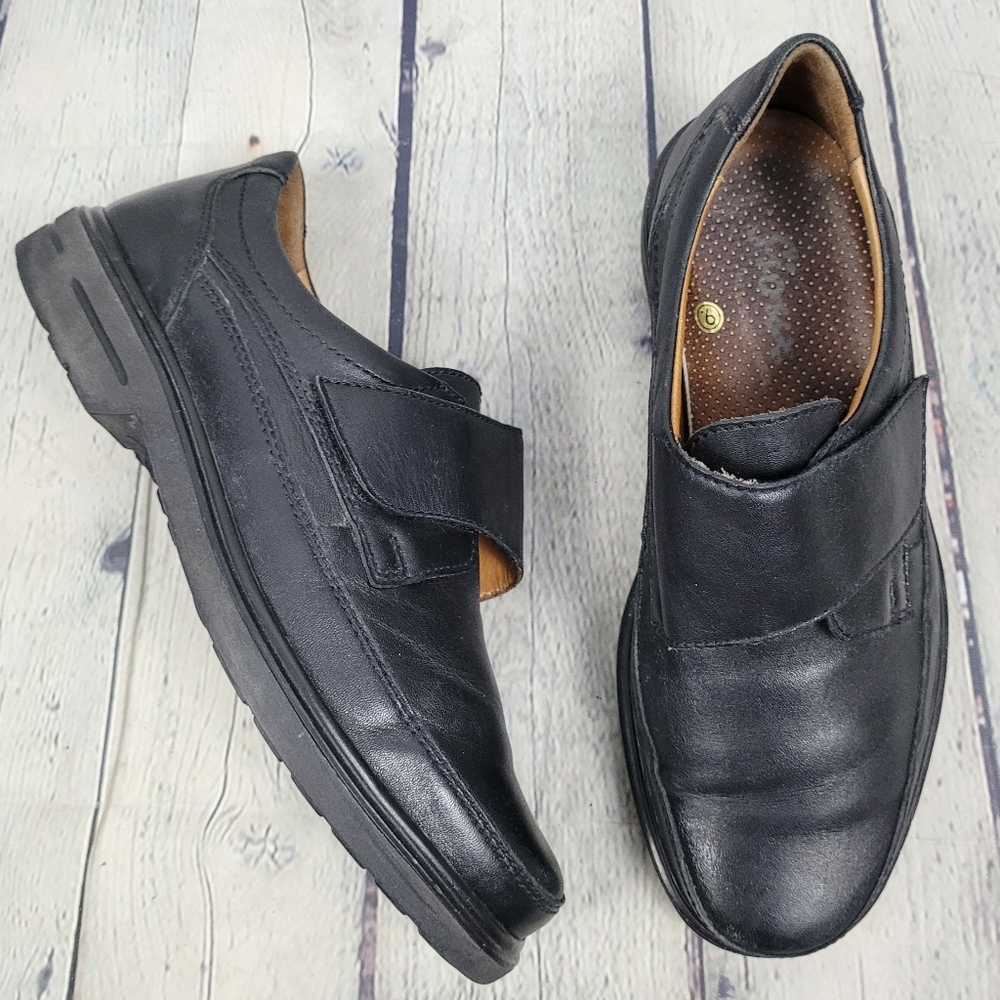 SIOUX | Parsifal lamb leather slipon strap close shoe